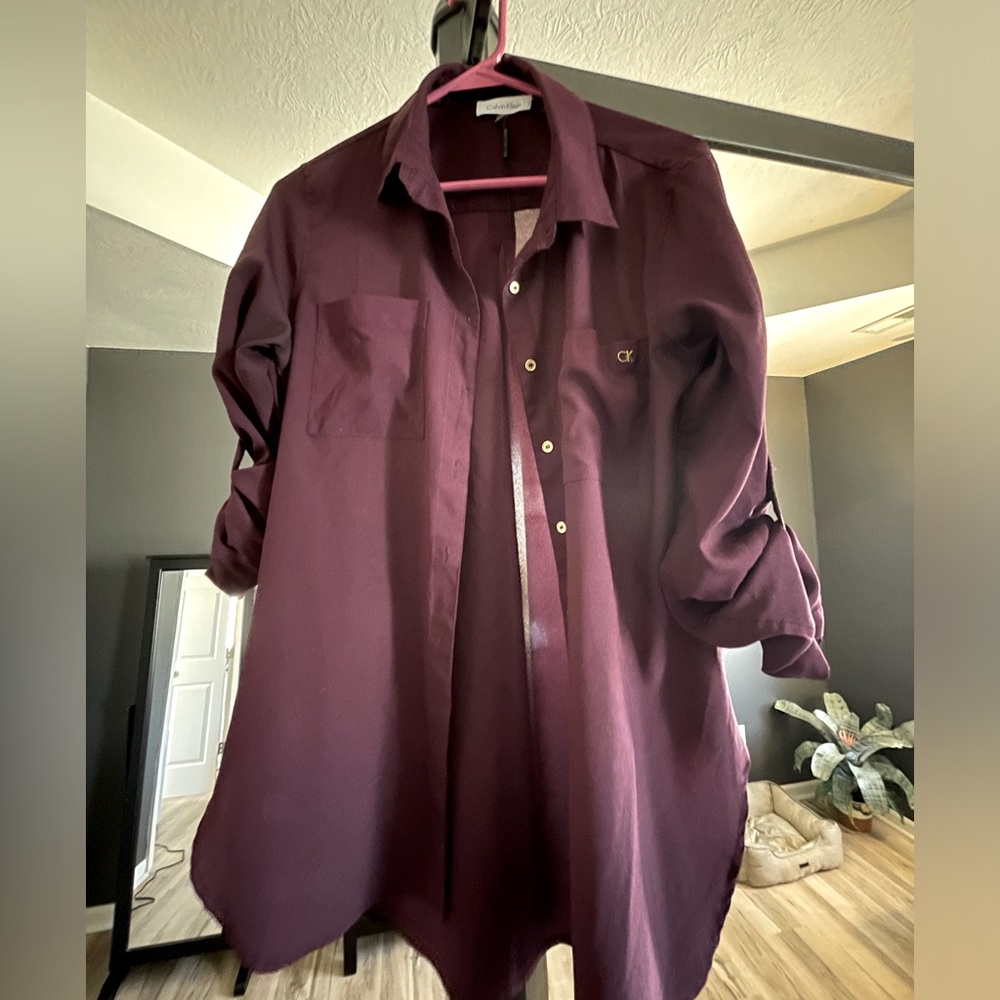 Calvin Klein Long Button-up